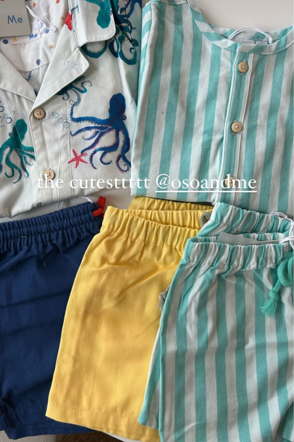 The cutest Spring/Summer clothes for the boys ❣️