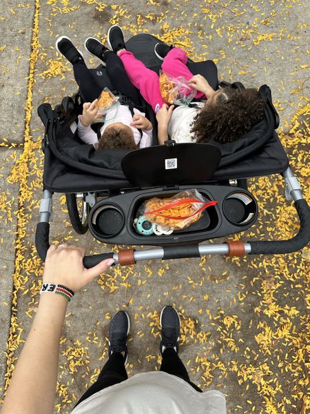 double jogging stroller, it works so well for us. truly game changer and works well on many different terrains because of the big wheels! 

#LTKkids #LTKtravel #LTKfamily