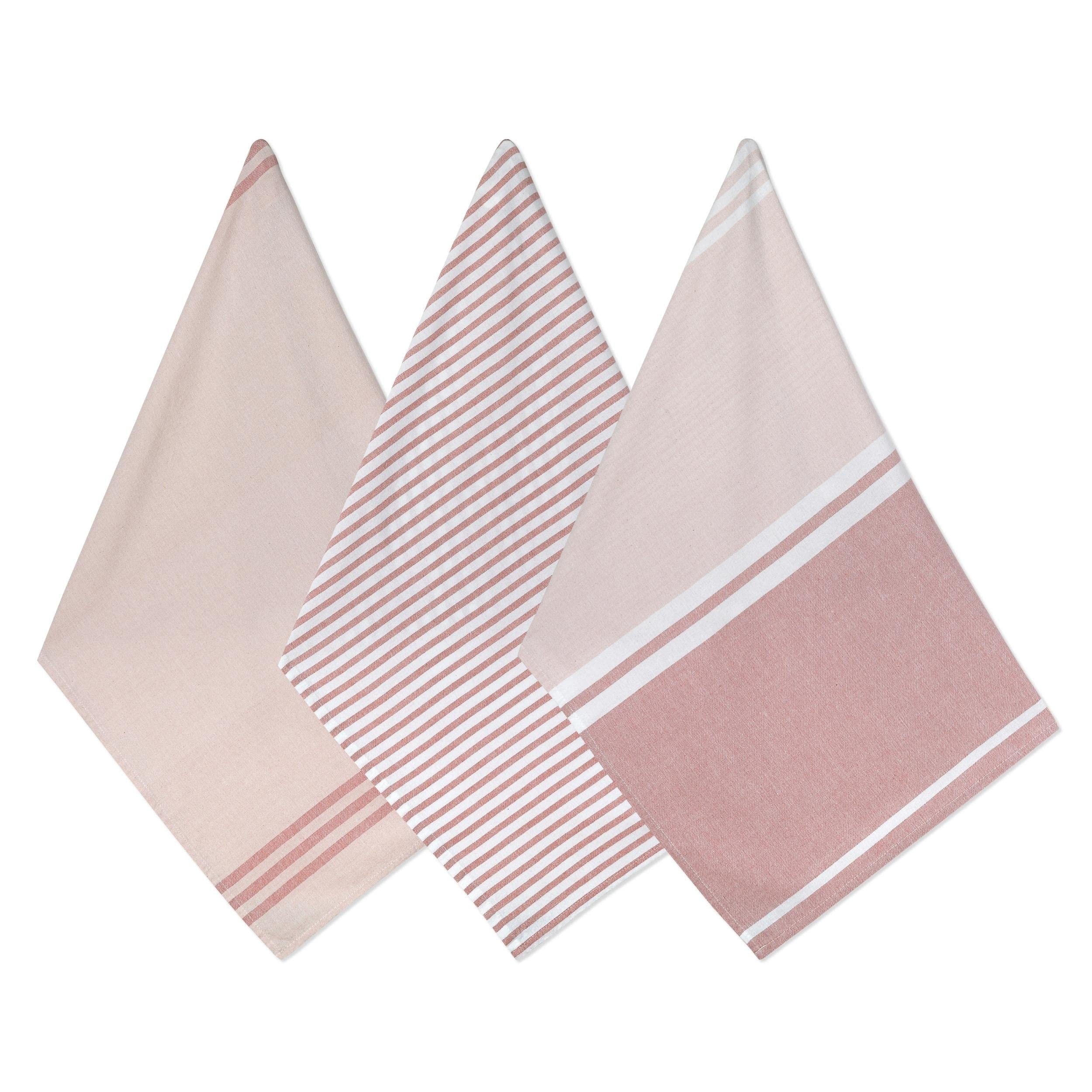 Folkulture Pink Kitchen Towels with Hanging Loop, Dish Towels for Kitchen Décor, Kitchen Hand To... | Amazon (US)