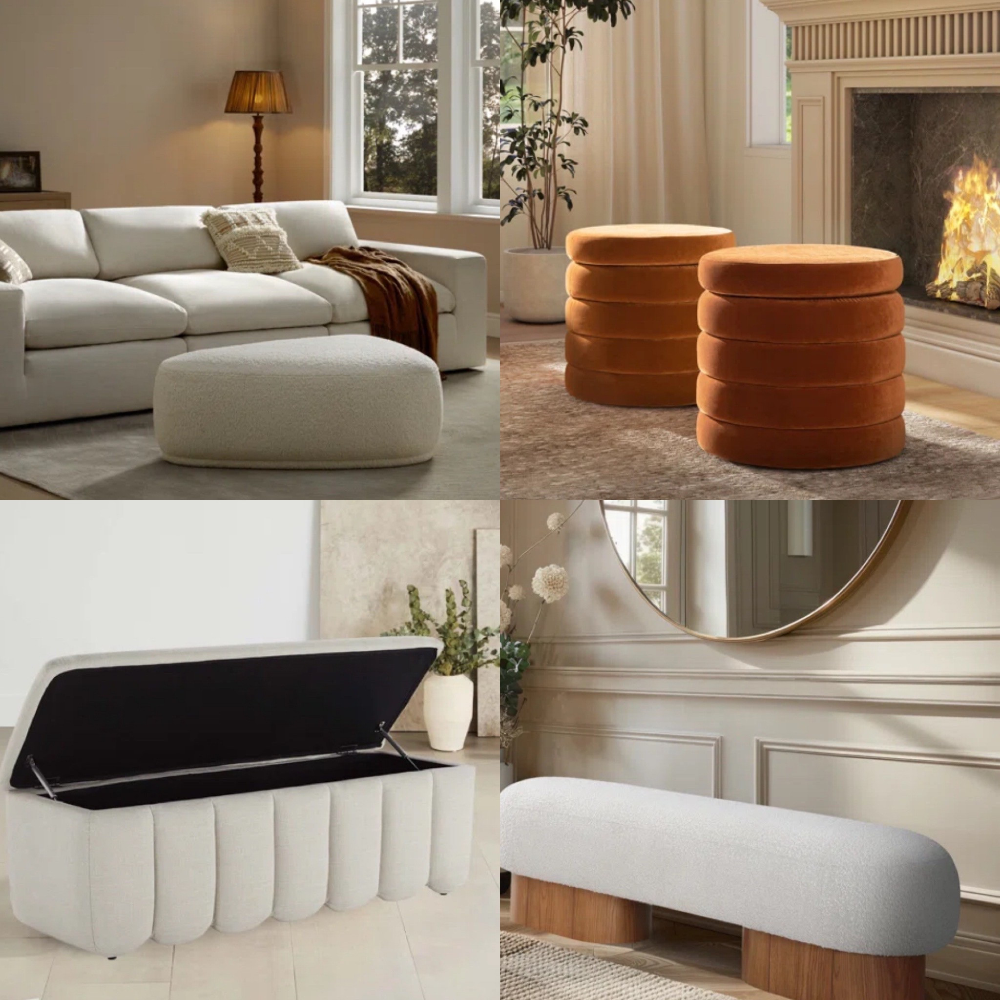 WayDay 2025 April 26-28th. Fill your cart before April 25th for a chance to win up to $10,000. Check out our handpicked modern ottomans and benches that will elevate any space with style and comfort. #WayDay #ottomans #benches

#LTKSaleAlert #LTKSeasonal #LTKHome