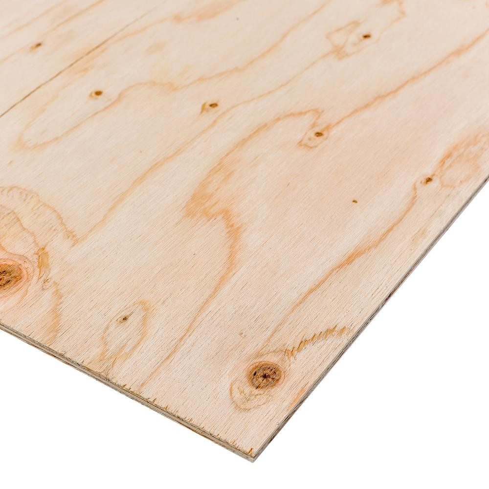 Sanded Plywood (Common: 1/4 in. x 2 ft. x 4 ft.; Actual: 0.224 in. x 23.75 in. x 47.75 in.) | The Home Depot
