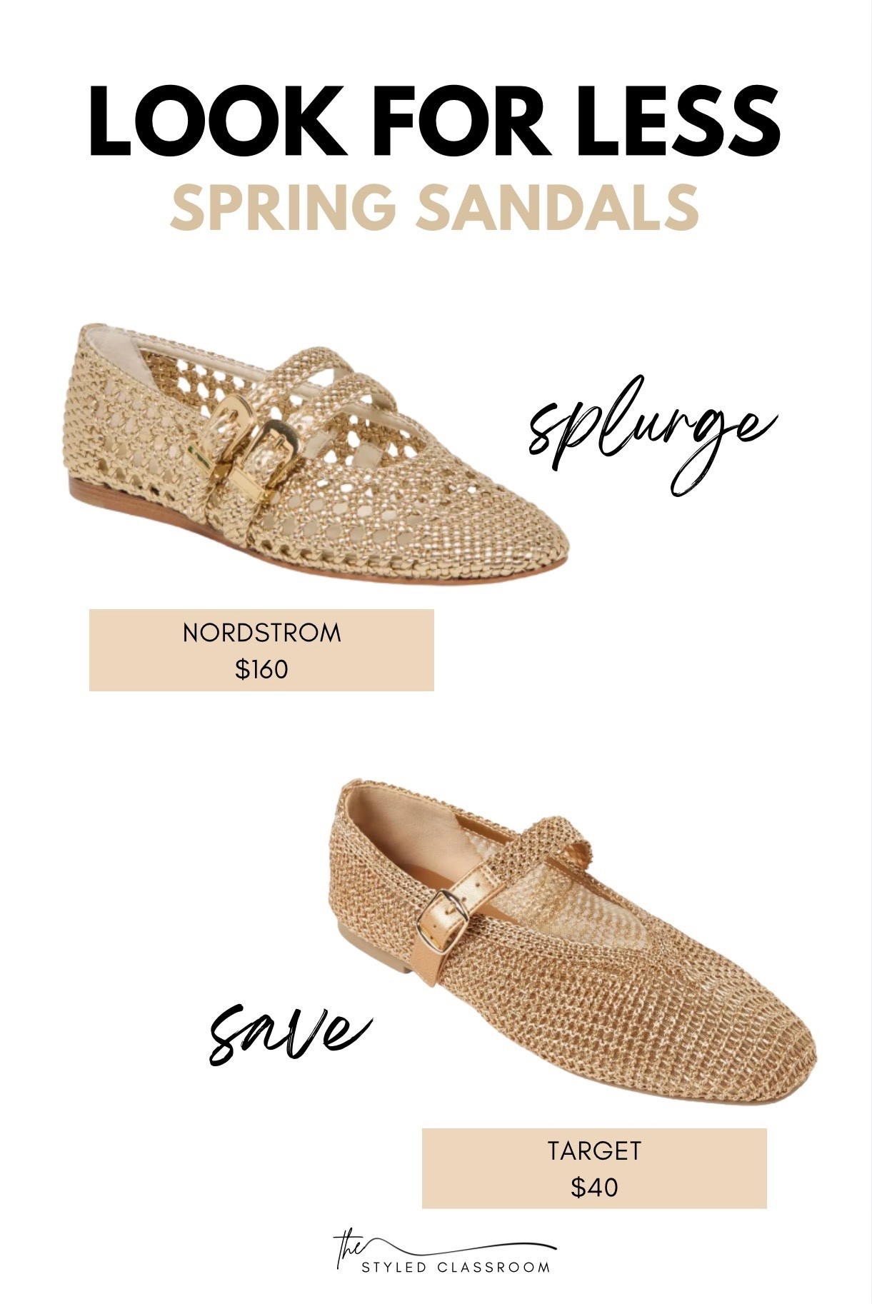 Loving these Target gold sandals for spring! The perfect look for less now $40! 

Target sandals, woven sandals, gold sandals 



#LTKSpringSale #LTKSeasonal #LTKWorkwear