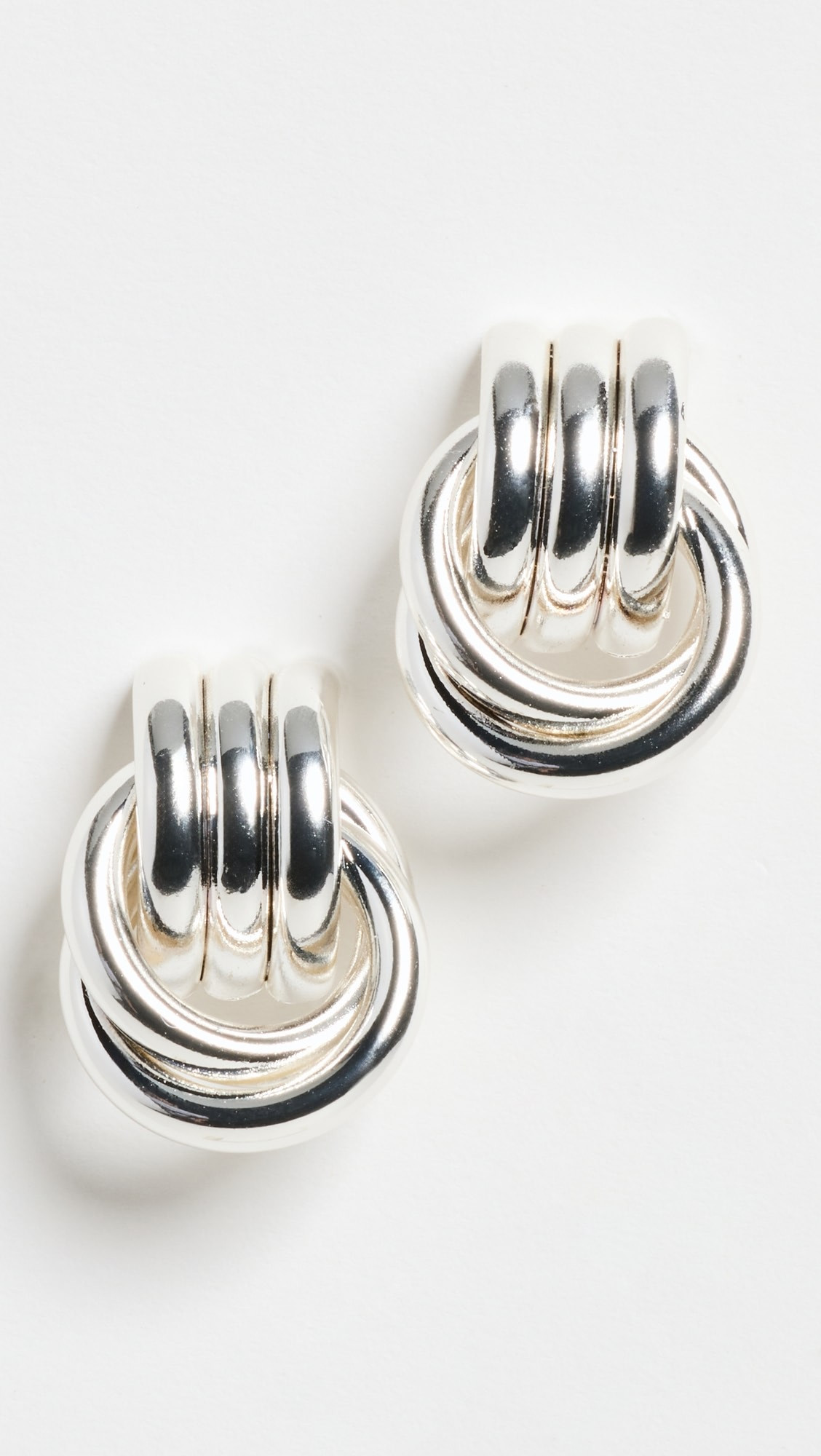 Baby Knot Silver Earrings | Shopbop