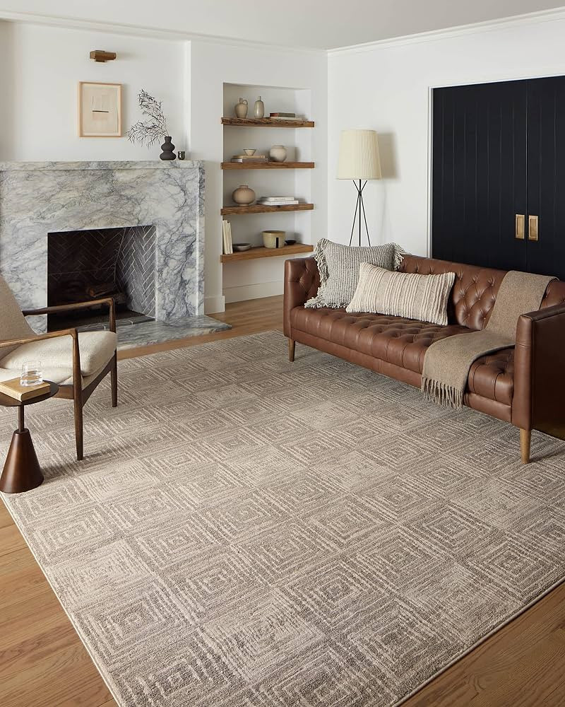 Loloi Darby Collection DAR-05 Beige/Grey 7'-10" x 10' Area Rug | Amazon (US)