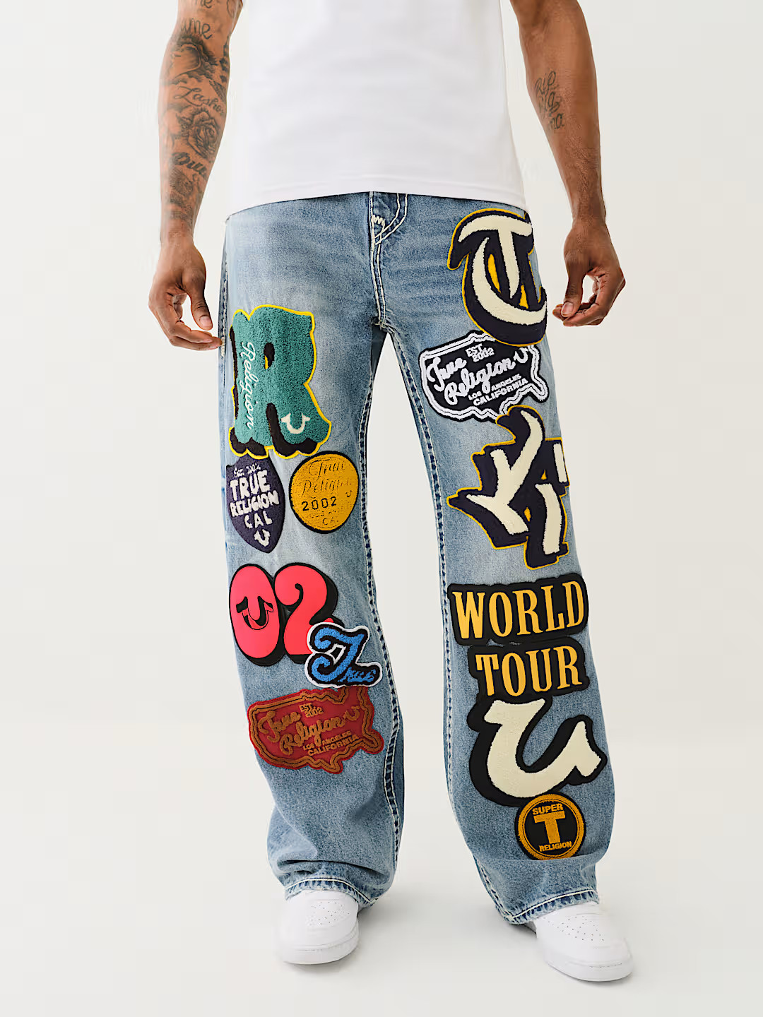 VINNY SUPER T PATCHES ULTRA BAGGY JEAN | True Religion