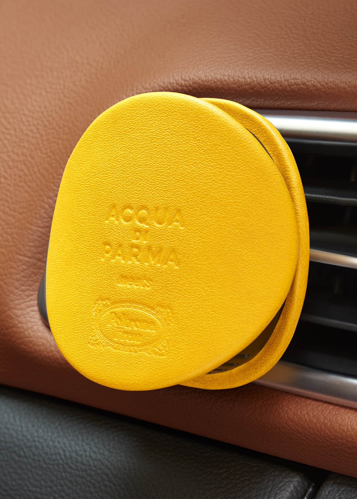 Acqua di Parma Yellow Leather Car Diffuser Case | Bergdorf Goodman