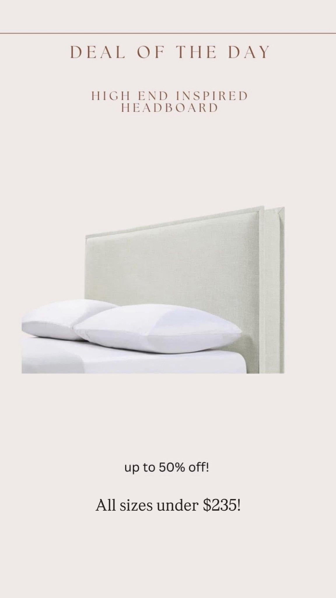 If you love the viral French seam bed, but don’t want to spend $1300+, this gives you the look for a LOT less!!!! 72 hr clearout deal 😍🤯 best price I’ve seen yet for it! 

#LTKSaleAlert #LTKHome