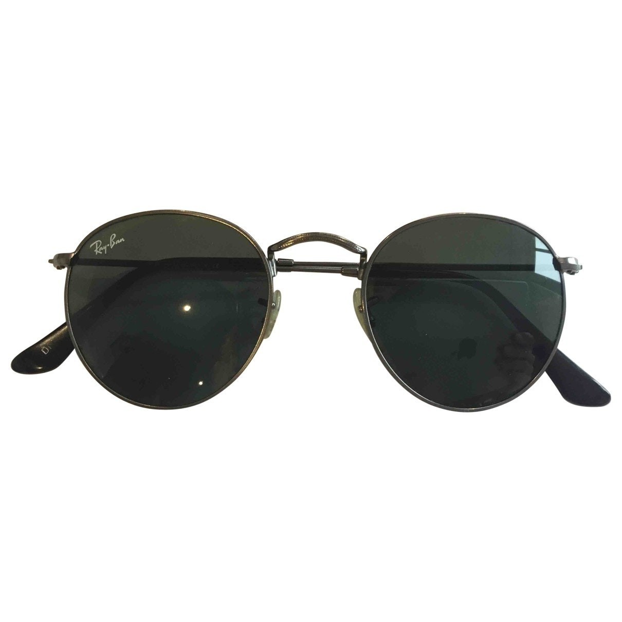Ray-ban Round Black Metal Sunglasses for Women | Vestiaire Collective (Global)
