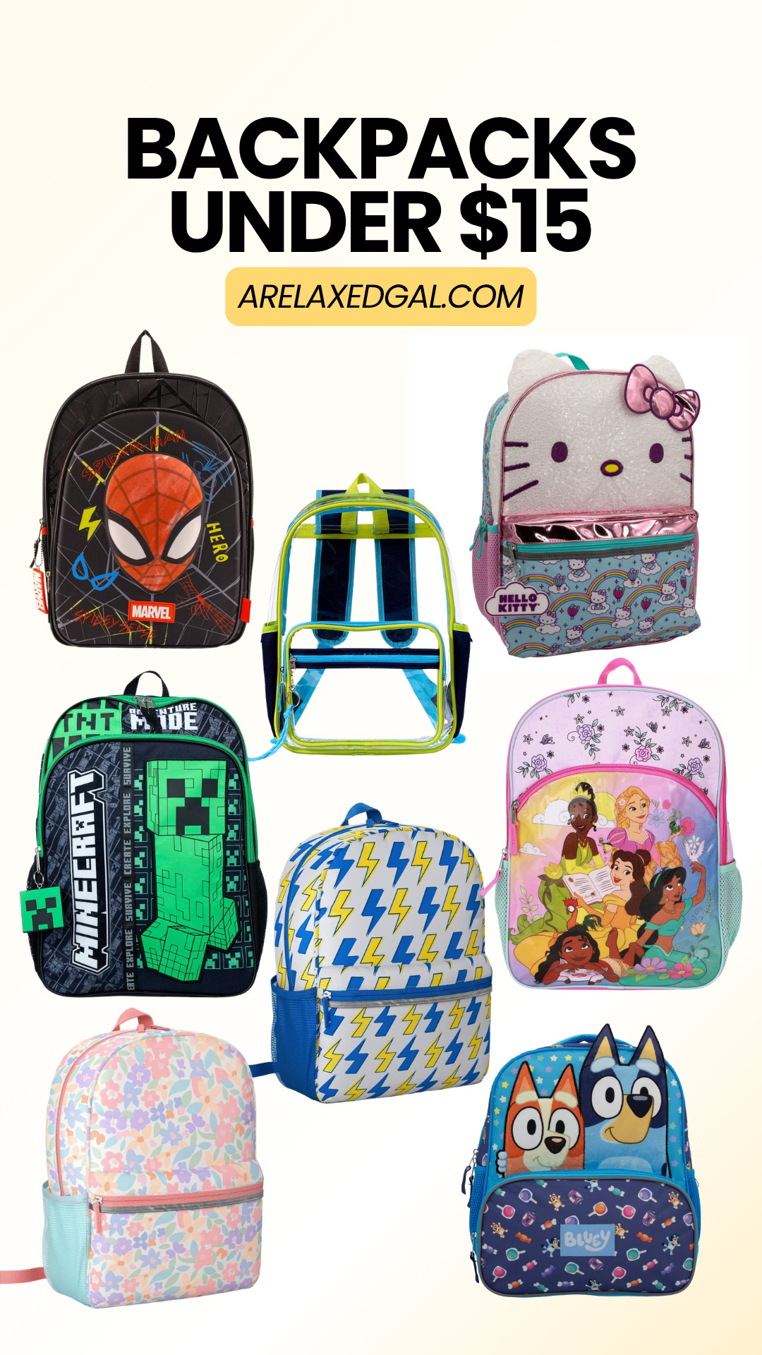 Backpacks can be one of the more expensive non-tech back-to-school items if you’re shopping in the wrong places. Here are some I found at @Target and @Walmart for under $15.
#backtoschool #ltkfamily

#LTKKids #LTKmomlife