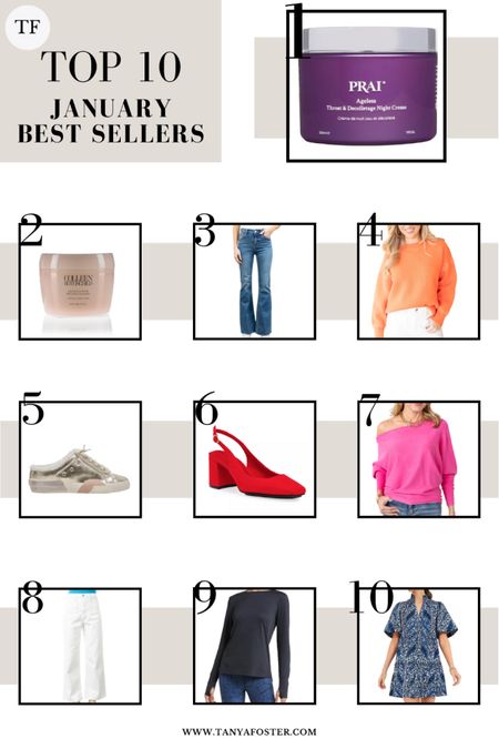 January Top 10 Best Sellers! 

#LTKbeauty #LTKSeasonal #LTKstyletip