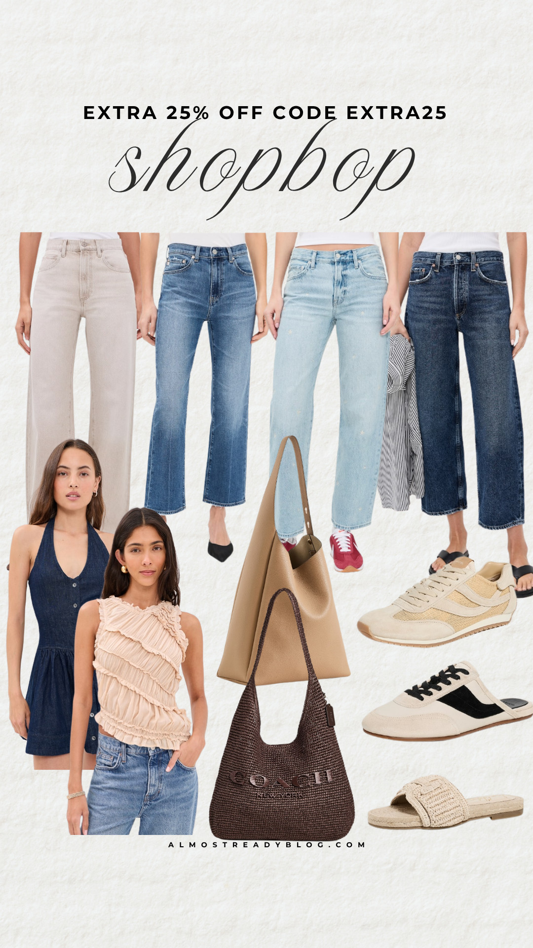 SHOPBOP extra 25% off code EXTRA25, Shopbop sale, summer outfits, denim jeans, casual sneakers, summer sandals, early fall style, transitional outfit ideas, everyday denim outfit, summer to fall, casual weekend style

#LTKSaleAlert