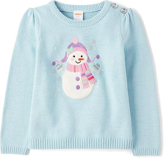Gymboree,and Toddler Long Sleeve Sweaters,Lightblue Snowman,12 | Amazon (US)