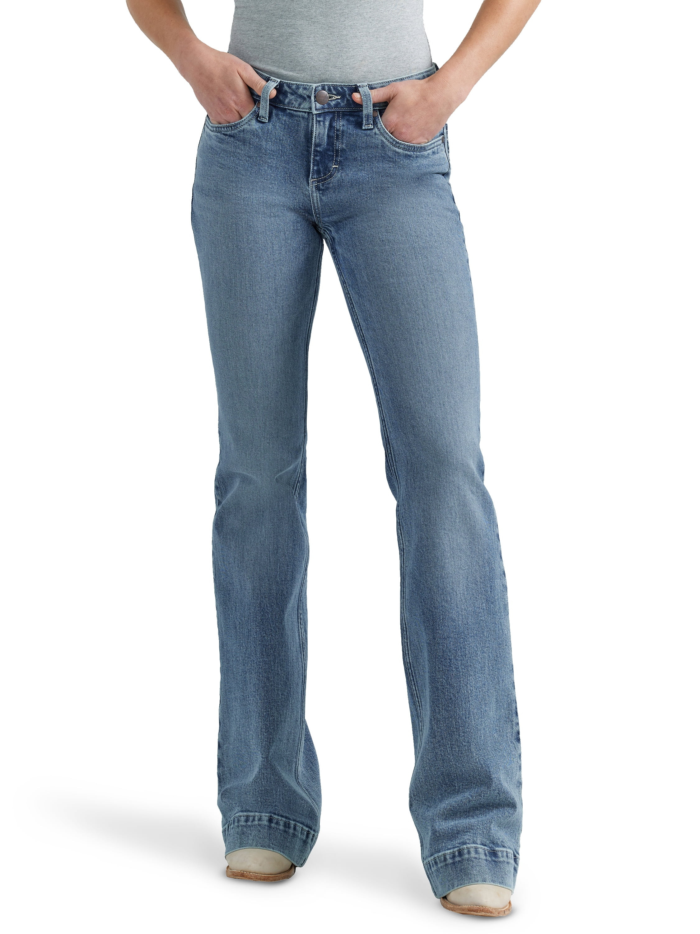 Wrangler® Women's Retro Mae Mid Rise Trouser | Walmart (US)