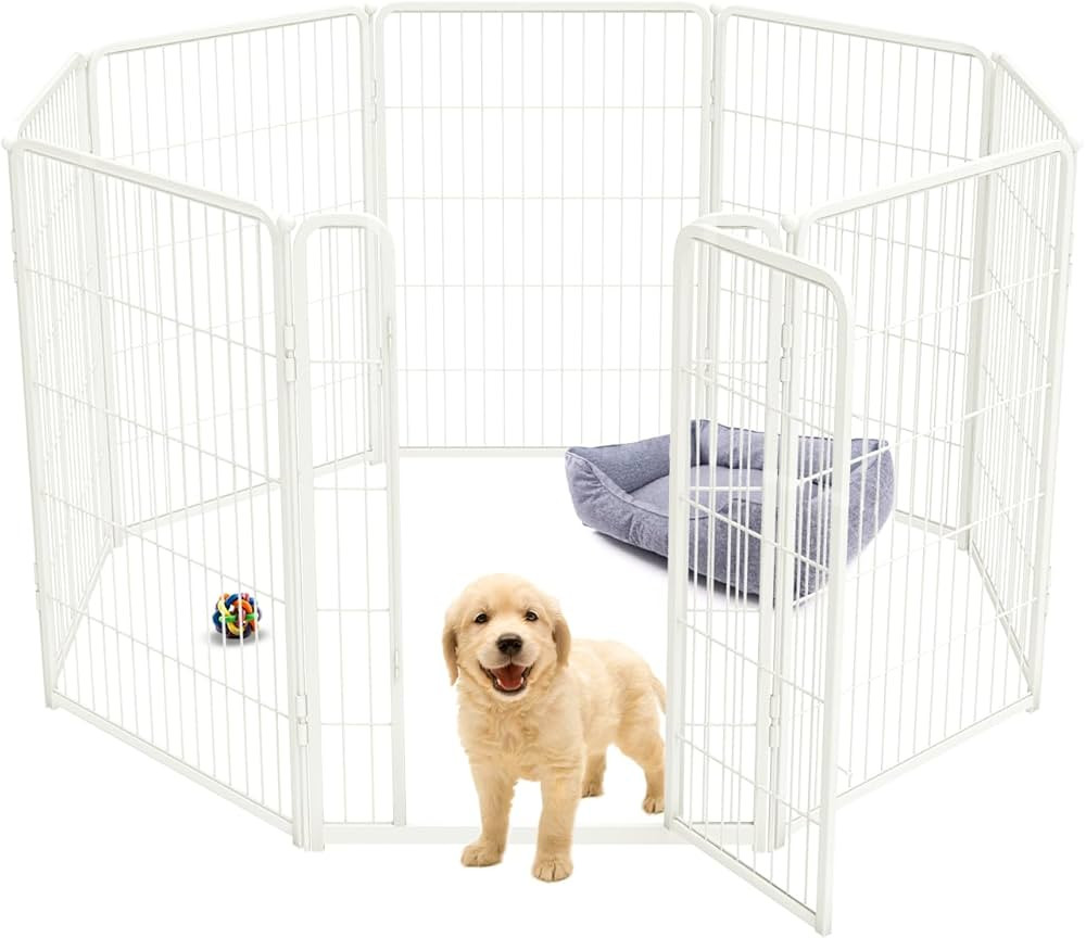 FXW Homeplus Dog Playpen for Indoor Use - Stress-Free and Safe Play, Heavy Duty 40 Inch 8 Panels ... | Amazon (US)