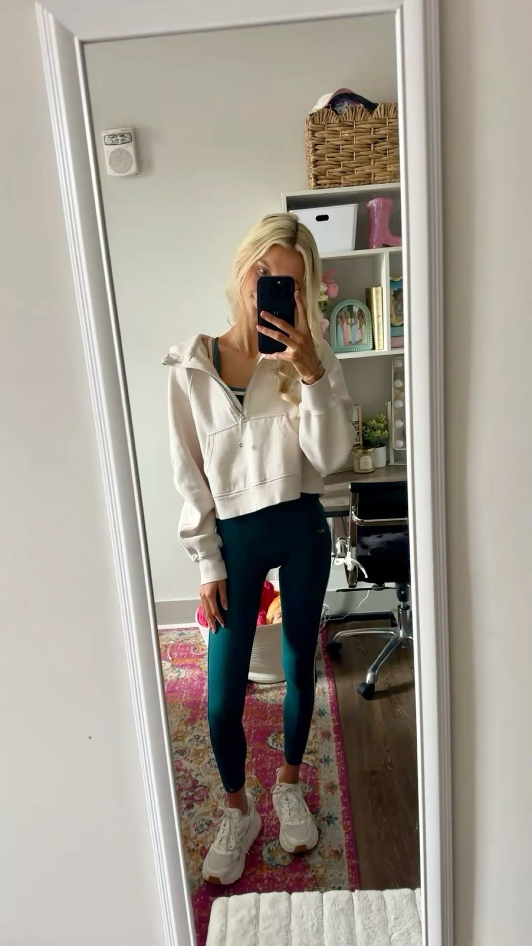 Set active green set with lululemon bone scuba jacket & hoka clifton L

#LTKdayinmylife #LTKootd #LTKfitnessgoals
