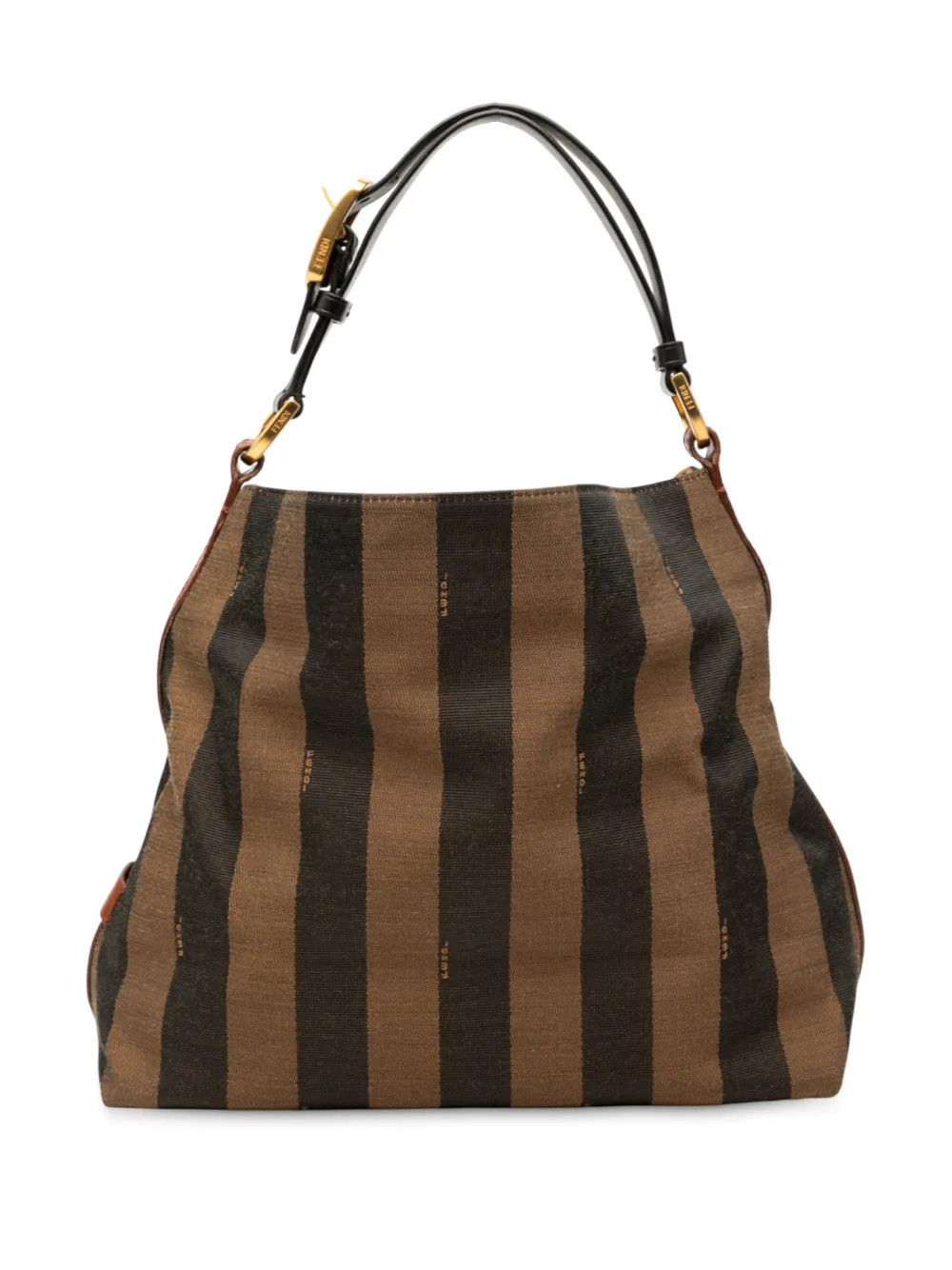 Fendi Pre-Owned 2010-2025 Canvas Pequin shoulder bag - Brown | Farfetch Global