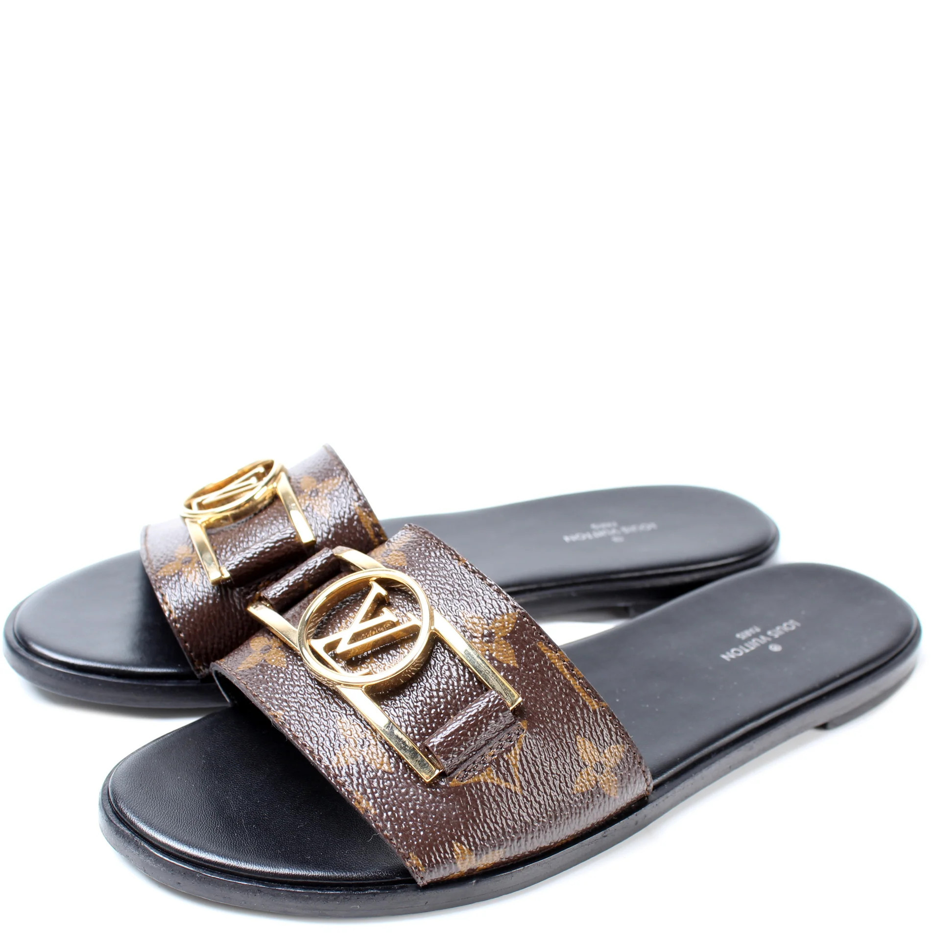 Lock it Flat Mules Size 38.5 | Keeks Designer Handbags
