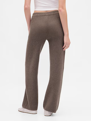 CashSoft Shaker-Stitch Sweater Pants | Gap (CA)