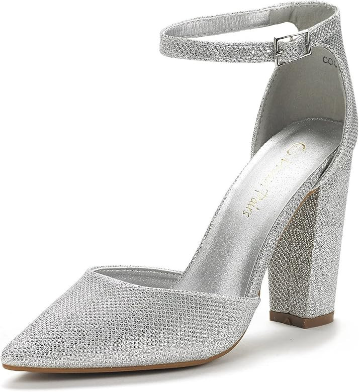 DREAM PAIRS Women's Coco Pointed Toe High Heels Pump Shoes | Amazon (US)