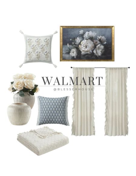 Walmart spring home accents! 

My Texas home, floral vintage art, vase, distressed vase, curtain panels, quilt, block print pattern pillow 



#LTKstyletip #LTKfindsunder50 #LTKhome



#LTKStyleTip #LTKHome