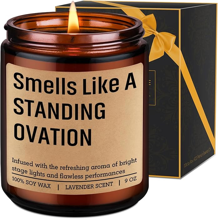 LEADO Funny Standing Ovation Candle, Stage Performers Gifts - Theater Gifts for Actors, Singers, ... | Amazon (US)