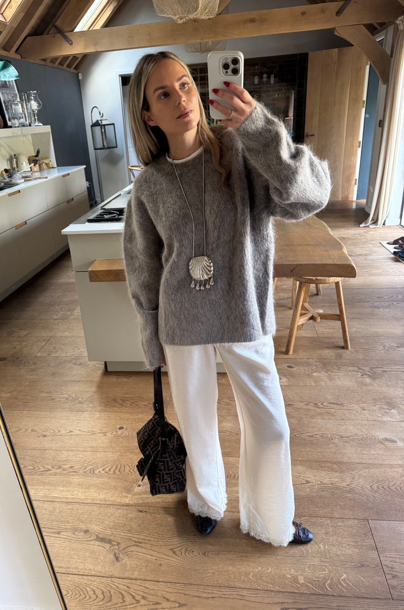 Mohair jumper with relaxed trousers and a ballet flat is my current mid season fav 💫

#LTKuk #LTKautumn #LTKstyletip