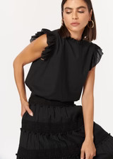 Ulla Top Black | CAMI NYC