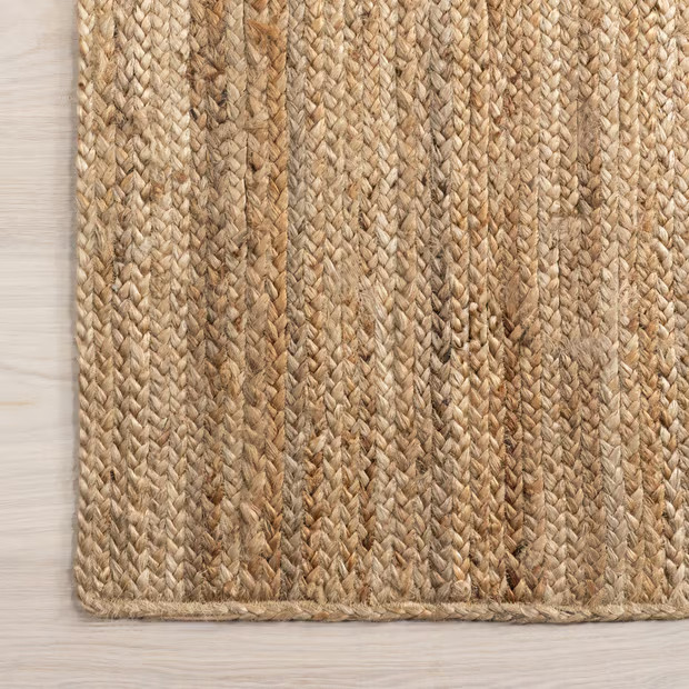 Natural Jute Braided Area Rug | Rugs USA