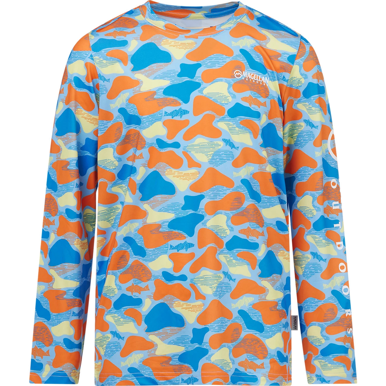 Magellan Outdoors Boys' Mallard Fish Camo Long Sleeve T-shirt | Academy Sports + Outdoors