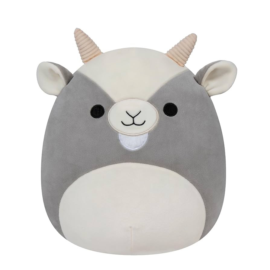Squishmallows Original 12-Inch Walker Grey Goat with White Belly - Medium-Sized Ultrasoft Officia... | Amazon (US)