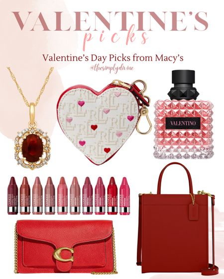 Super cute lineup from Macy’s for Valentine’s Day! 😍😍

| Macy’s | sale | jewelry | Valentine’s Day | gifts for her | gift guide | Coach | Lauren Ralph Lauren | lip balm | lipstick | necklace | Valentino | perfume | eau de parfum | designer | Coach bag | purse | find |

#LTKGiftGuide #LTKFind #LTKitbag