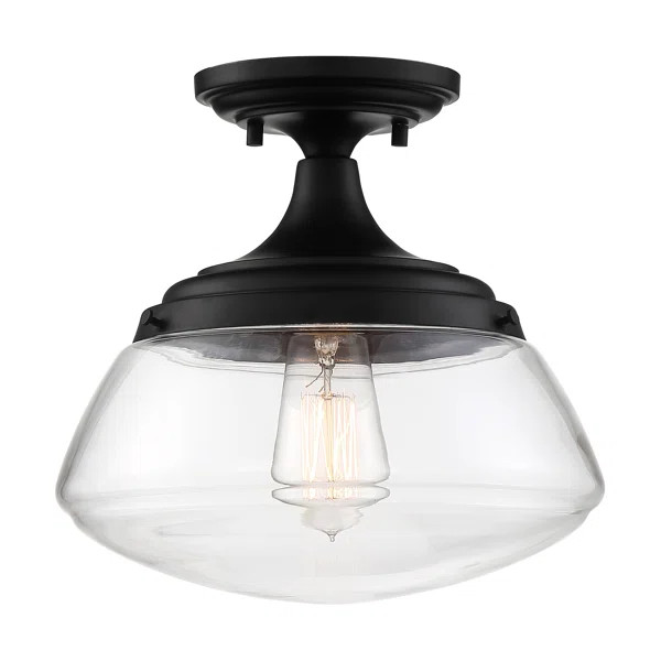Halle 1 - Light 10.38" Semi Flush Mount | Wayfair North America