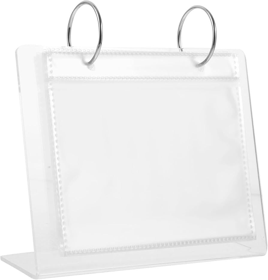 ABOOFAN 34 Pockets of 5Inch Photo Frame Flip Photo Album on Stand Acrylic Picture Frames Collecti... | Amazon (US)