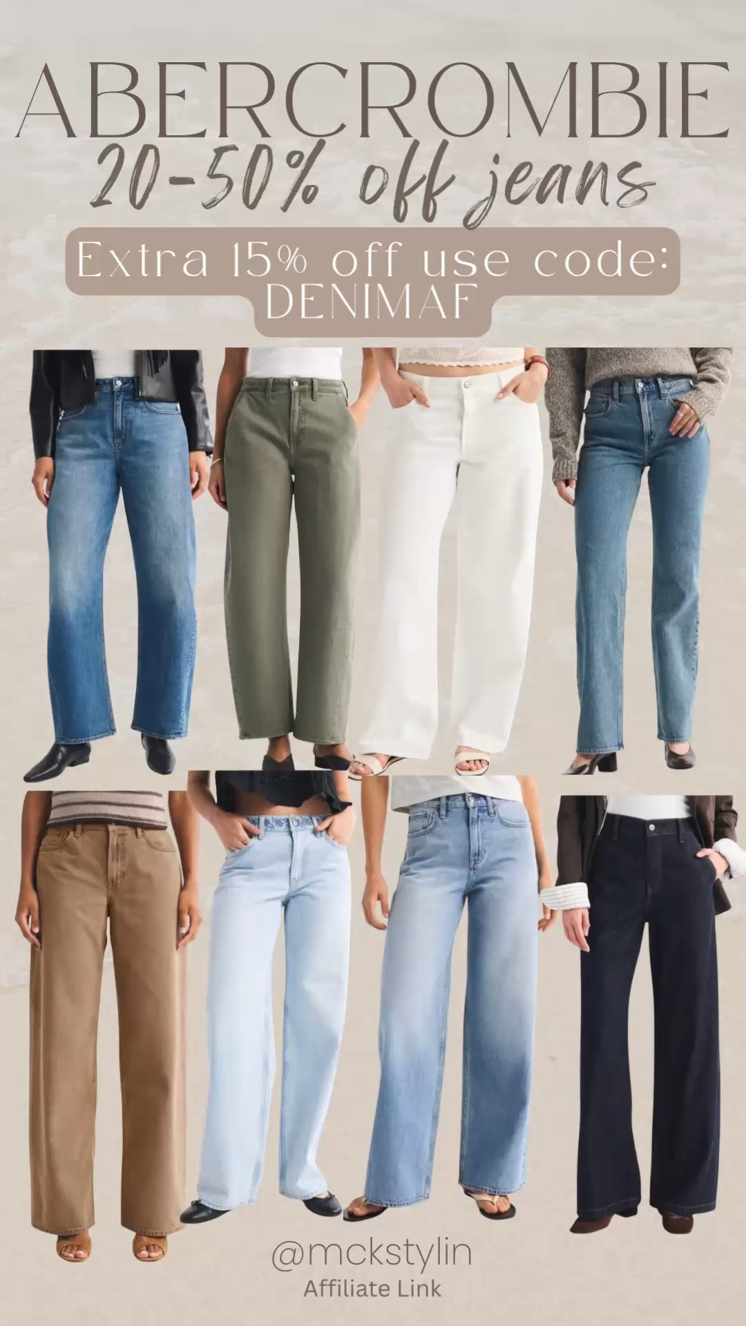 Abercrombie denim sale is happening now.

#LTKSaleAlert #LTKSeasonal #LTKmomlife