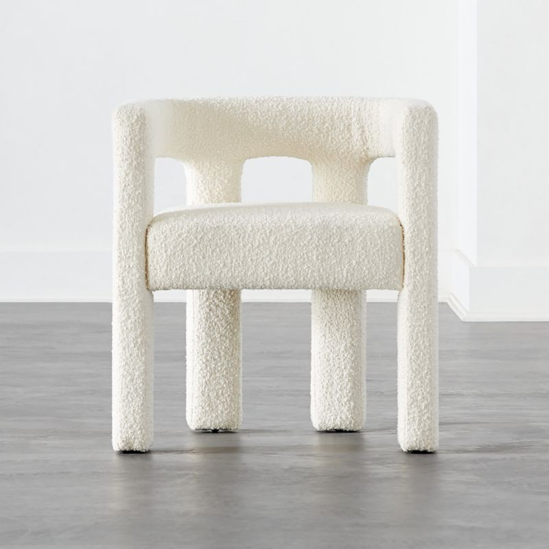Stature Ivory Dining Armchair + Reviews | CB2 | CB2