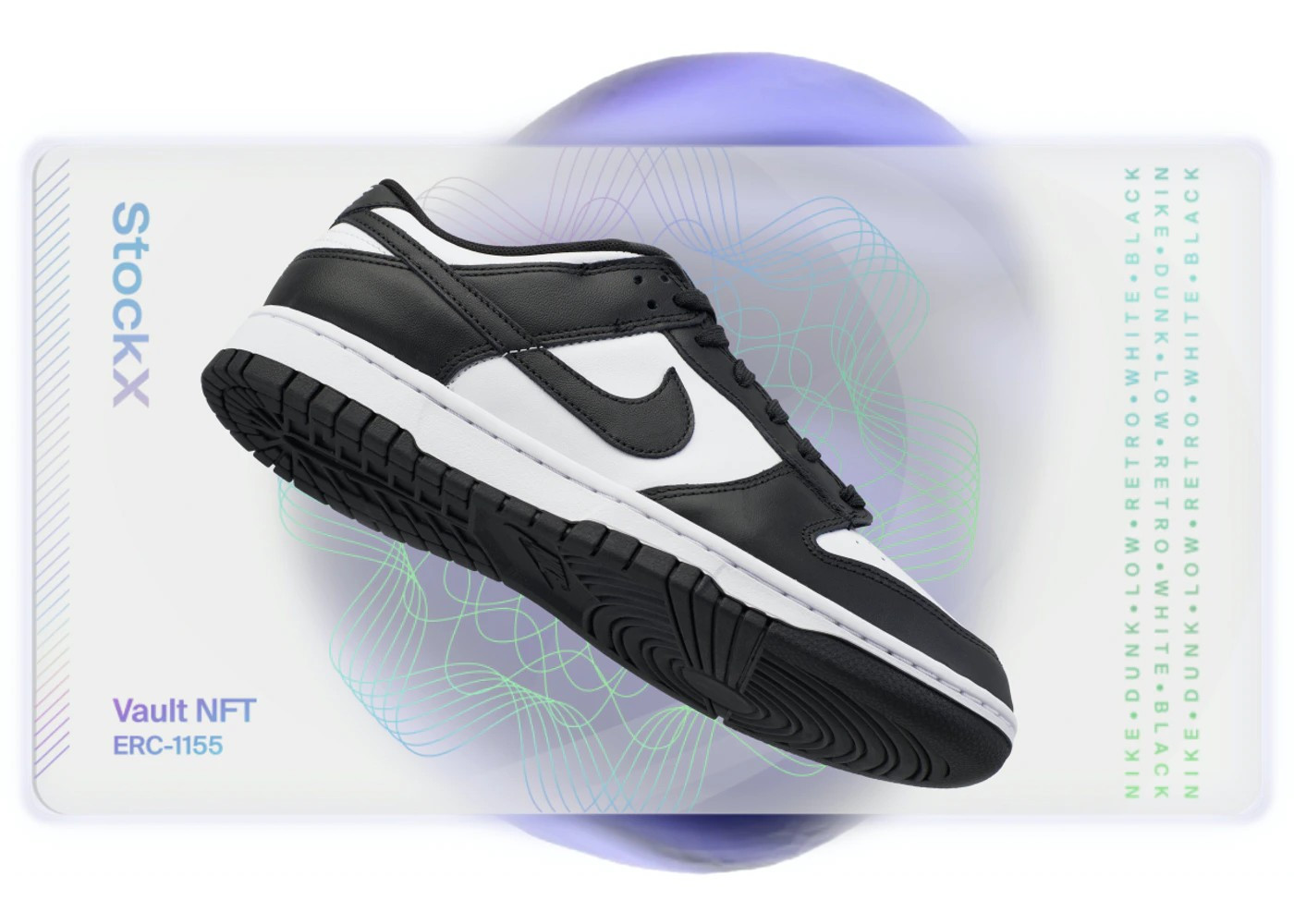 StockX Vault NFT Nike Dunk Low Retro White Black - US M 10 Vaulted Goods | StockX