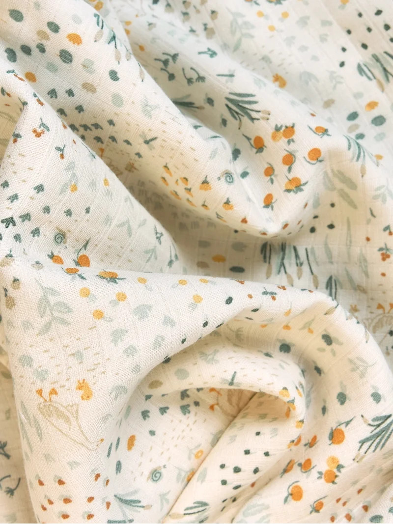 Modern Moments by Gerber Baby Neutral Muslin Blanket, Garden, One Size | Walmart (US)
