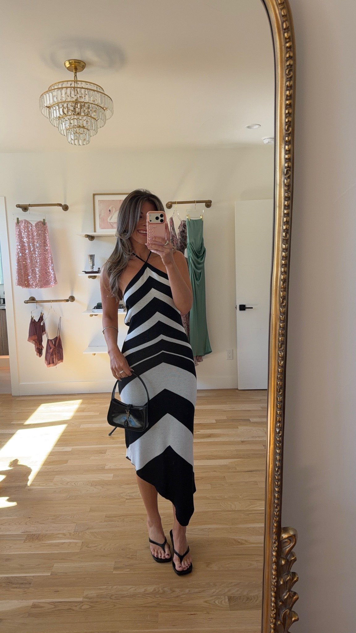 cupshe black and white chevron-striped halter maxi dress with open tie back  resortwear under $55 for every destination 🌴🐚

Cupshe code: chic

I’m 5’4” and wearing my usual smalls in all!

swim, bikini, one piece swimsuit, summer swim, cover up, resortwear, resort outfits, vacation outfits, vacation dresses, beach vacation outfits, summer vacation outfits, tropical vacation outfits, vacation outfit ideas, summer dresses, casual summer outfits, summer outfit ideas, everyday summer outfits, summer fashion finds

#LTKSeasonal #LTKootd #LTKTravel