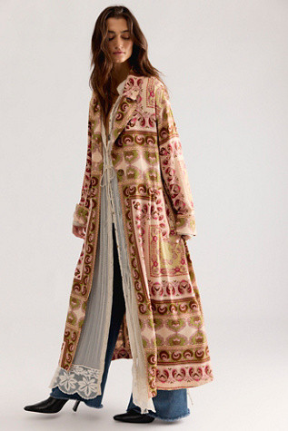 Coco Printed Duster Top at Free People in Petal Combo, Size: XS/S | Free People (UK)
