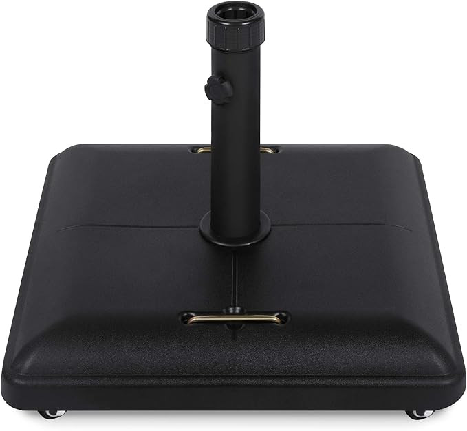Best Choice Products 81-Pound Heavy Duty Square Concrete Rolling Outdoor Patio Umbrella Base Stan... | Amazon (US)
