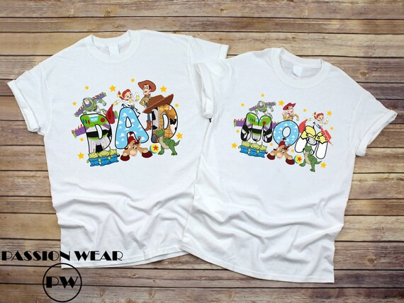 Disney Toy Story Mom and Dad Shirt, Toy Story Inspired, Toy Story Family Shirts, Buzz Lightyear, ... | Etsy (US)