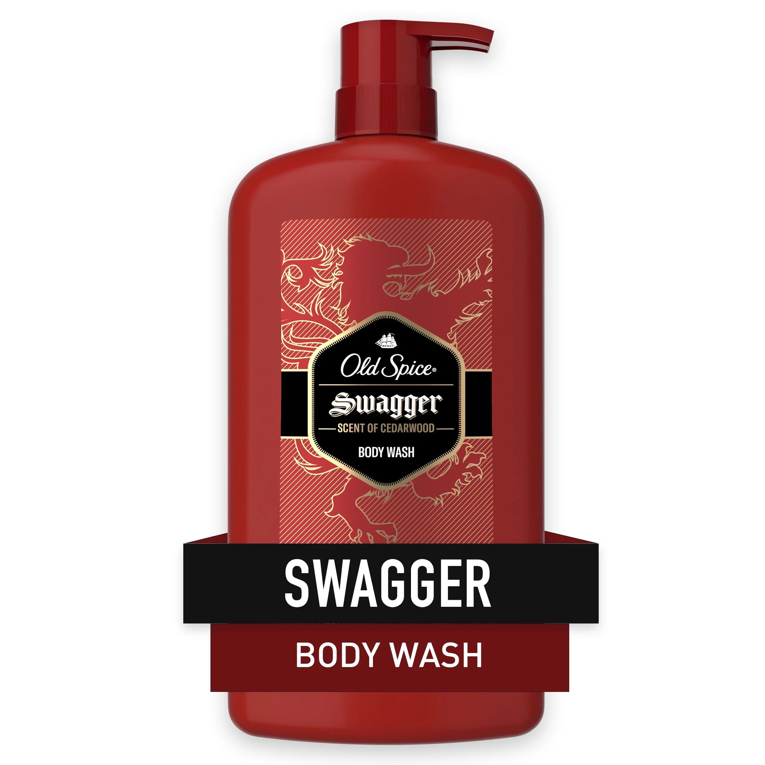 Old Spice Red Zone Body Wash for Men, Swagger Scent, 30 fl oz | Walmart (US)