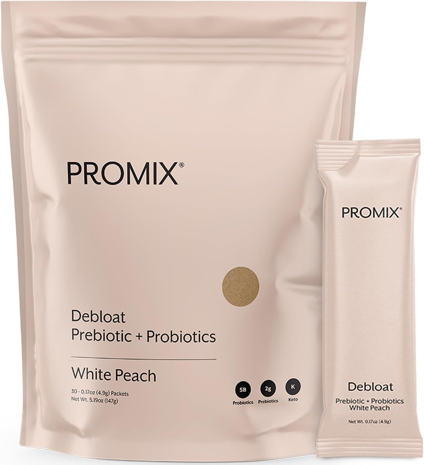 ProMix Nutrition Debloat Prebiotics and Probiotics, Bloating Relief for Women, Gut Cleanse Detox ... | Amazon (US)