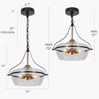 ZEVNI Madlen 3-Light Matte Black and Gold Modern/Contemporary LED Dry rated Chandelier | Lowe's