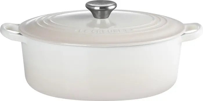 Traditional 4.5-Quart Enamel Cast Iron Oval Dutch Oven | Nordstrom