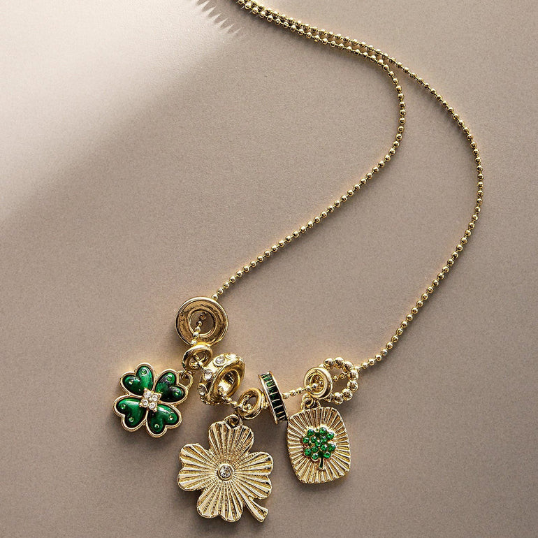 Lucky Clover Charm Necklace - Clover | BaubleBar