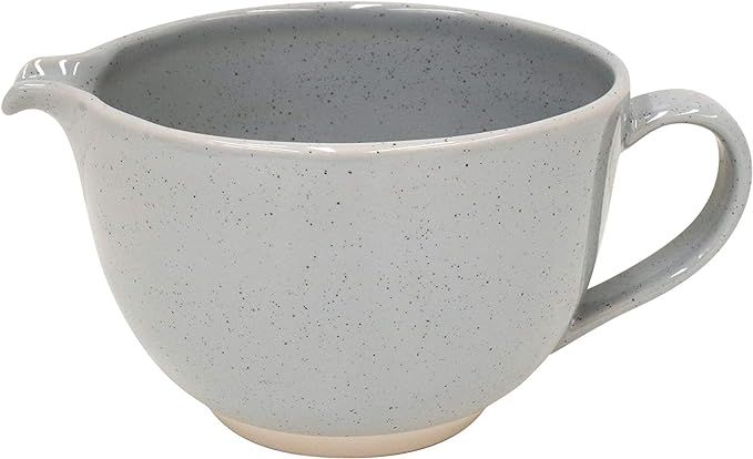 Casafina Fattoria Collection Stoneware Ceramic Batter Bowl 69 oz, Grey | Amazon (US)
