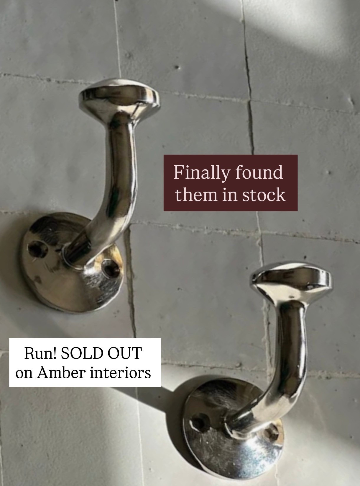 I’ve been trying to find these hooks for months they were sold out at Amber interiors and now I found them in polished nickel. I have the brass myself and they’re absolutely beautiful. I just ordered these so I will share them soon robe hook, hand towel, hook, bathroom, hook, kitchen, hook, kitchen, hardware.

#LTKHome #LTKSaleAlert
