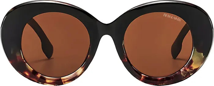 Fifth & Ninth Molly 50mm Polarized Round Sunglasses | Nordstrom | Nordstrom