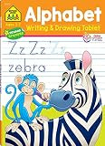 School Zone - Alphabet Writing & Drawing Tablet Workbook - 96 Pages, Ages 3 to 7, Preschool, Kinderg | Amazon (US)